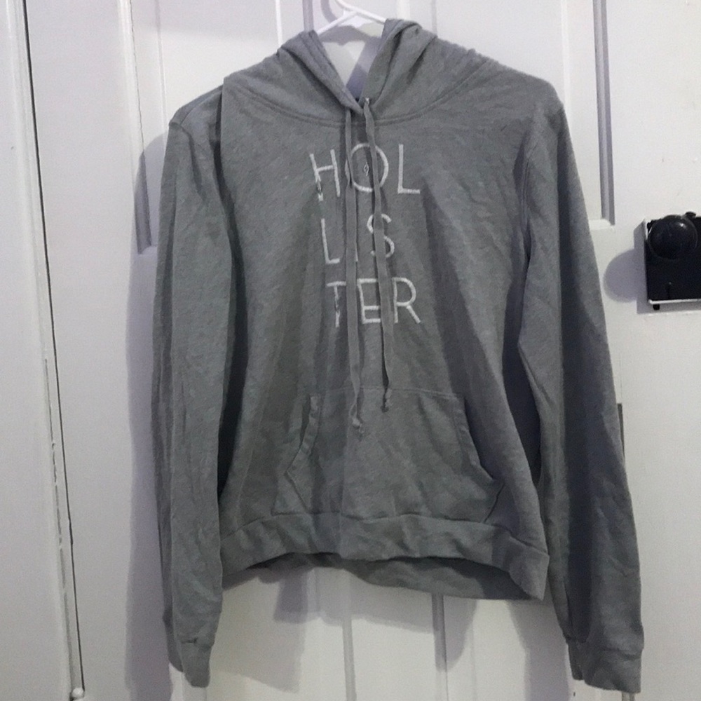 Gray Hollister sweatshirt size large